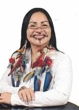 Foto oficial de CLÁUDIA TIKUNA nas eleições 2026, divulgada pelo TSE