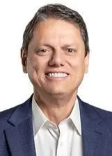 Foto oficial de TARCÍSIO nas eleições 2026, divulgada pelo TSE