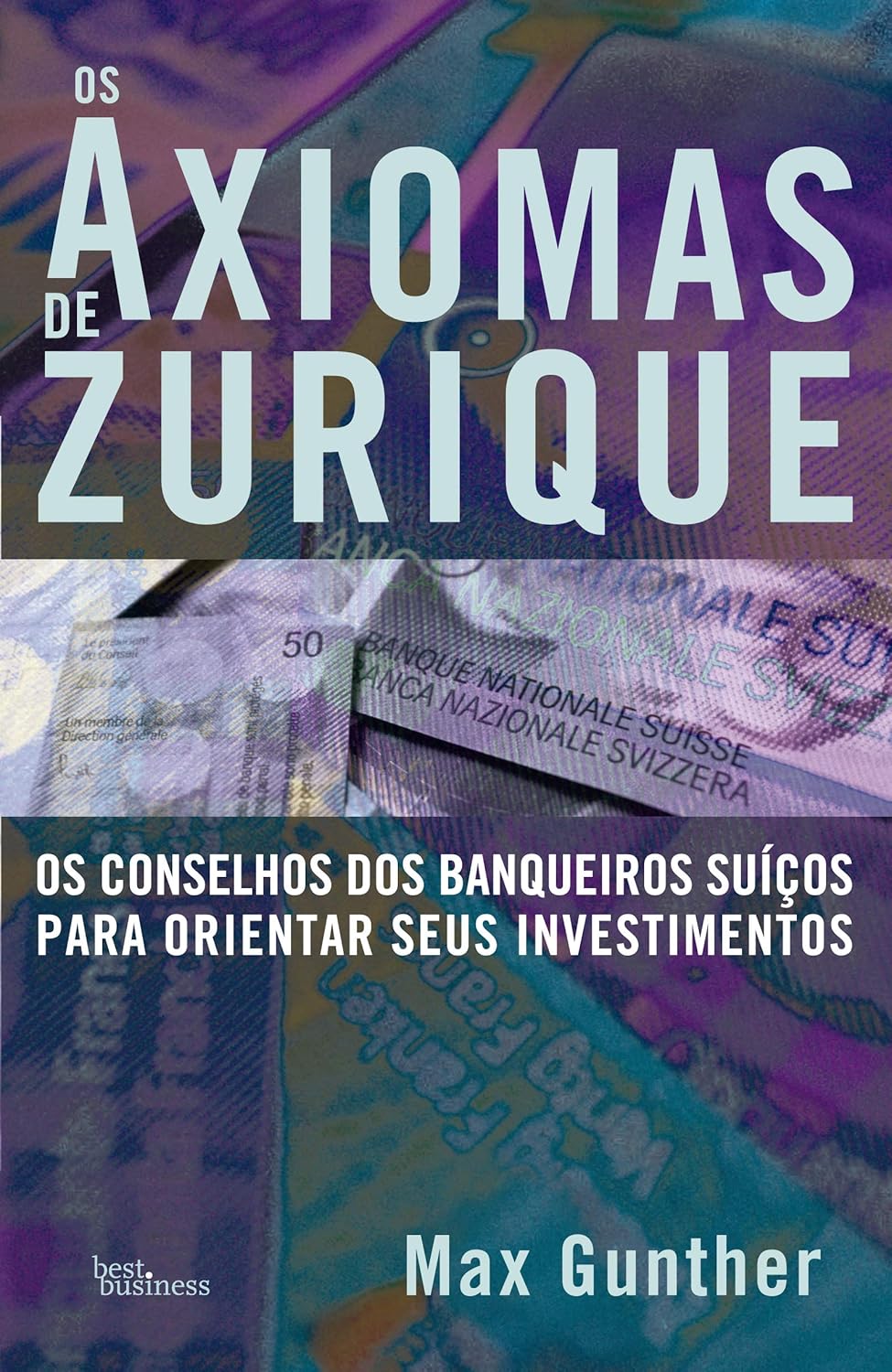 Capa do livro Os Axiomas de Zurique, de Max Gunther
