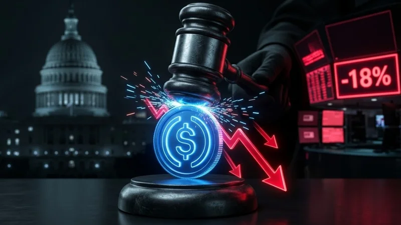 CRCL e COIN derretem: Nova lei dos EUA ameaça rendimento do USDC