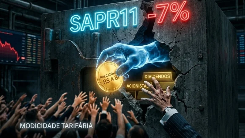 SAPR11 despenca: Agepar veta R$ 4 bi de precatórios como dividendos