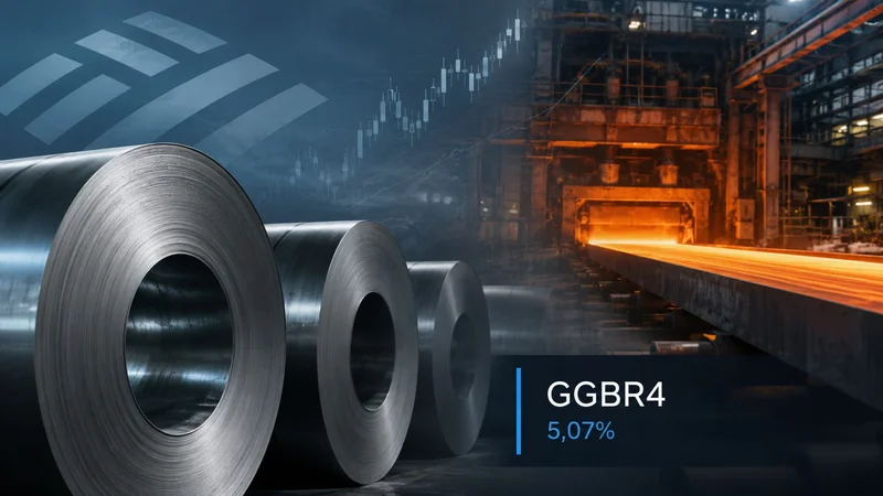 Bank of America passa a deter 5,07% das ações em circulação da Gerdau, posição equivalente a quase 64 milhões de papéis.