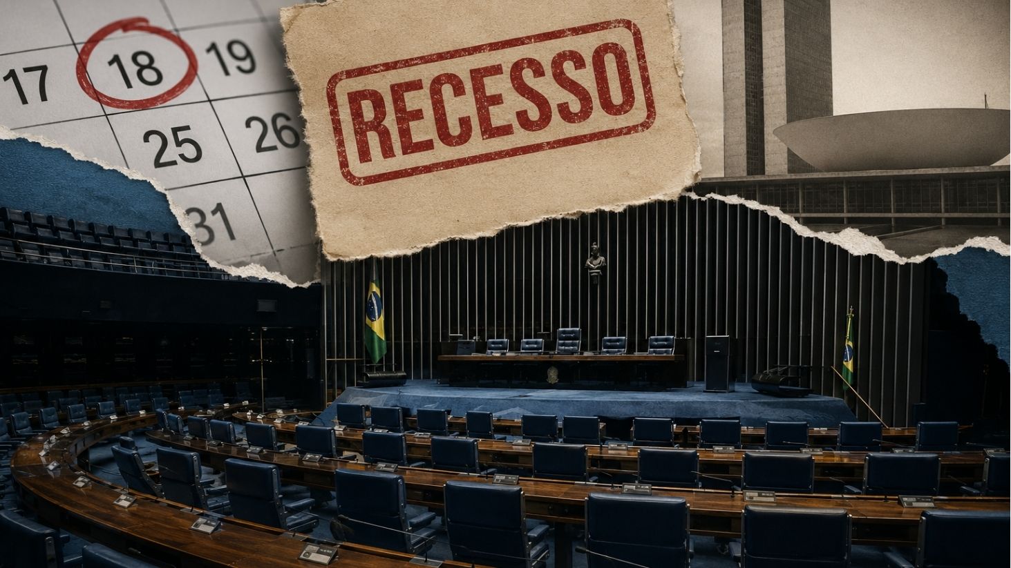 Congresso entra em recesso dia 18 de julho