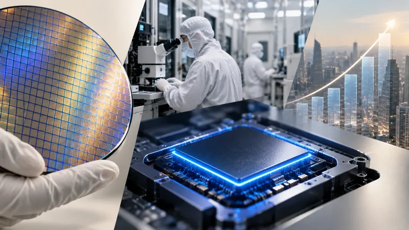 Colagem clean sobre wafer, chips avançados e fábrica de semicondutores