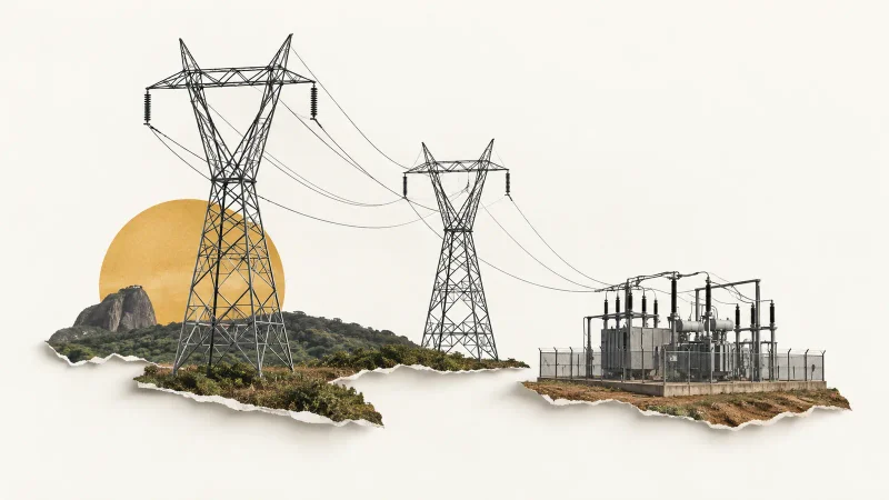 Colagem ilustrativa: Leilão de transmissão prevê R$ 8,9 bilhões em investimentos