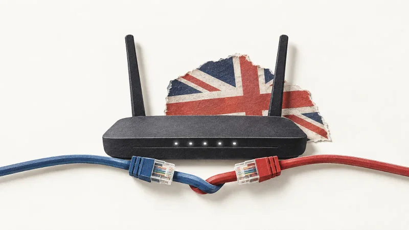 Colagem ilustrativa: BT compra TalkTalk; impacto no caixa é estimado em £400 milhões