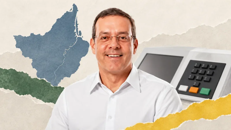 Colagem com Dr. Furlan, eleito governador de Amapá