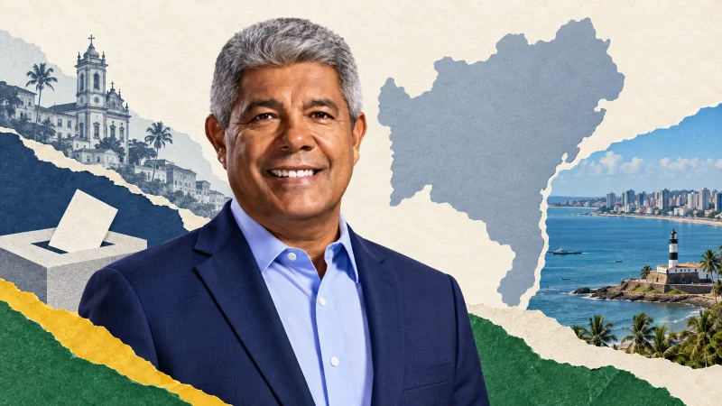 Colagem editorial com Jerônimo Rodrigues na apuração para governador de Bahia