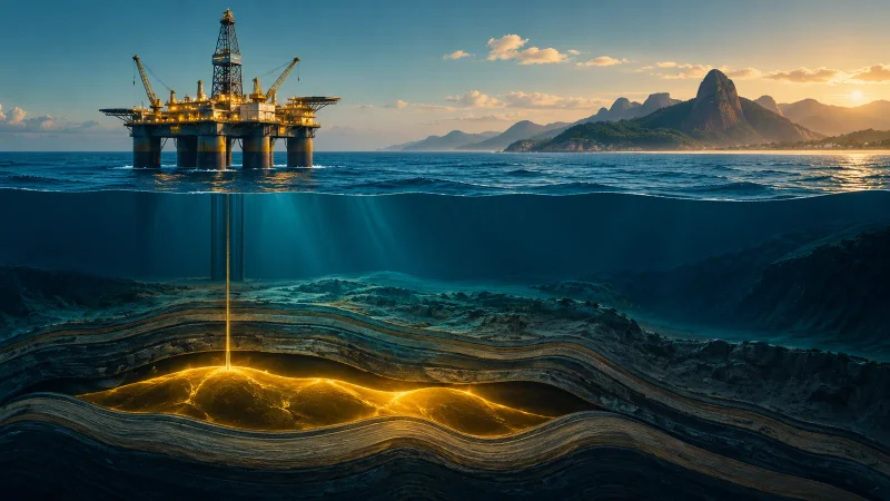 Colagem clean com capital global entrando na Bolsa brasileira