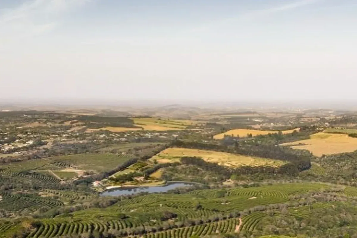 Vista aérea da área da Fazenda Santa Helena em Bragança Paulista