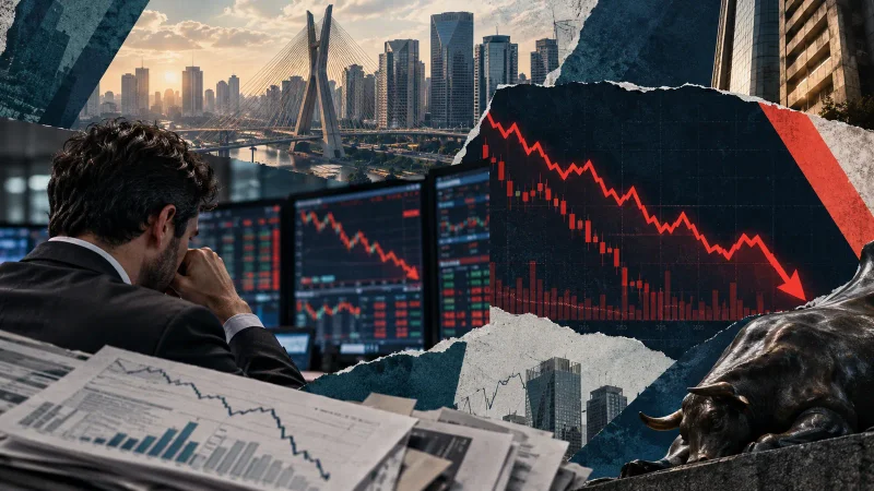 Painel de mercado brasileiro após o encerramento do pregão