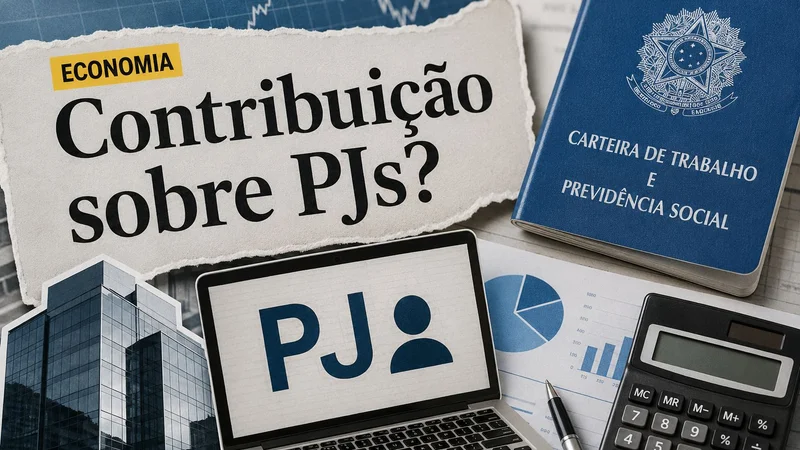 Governo estuda contribuição para empresas que contratam muitos PJs