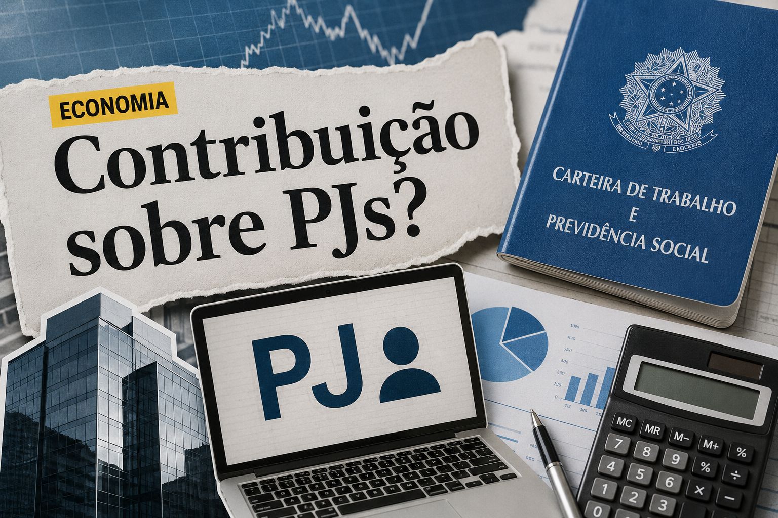 Governo estuda contribuição para empresas que contratam muitos PJs