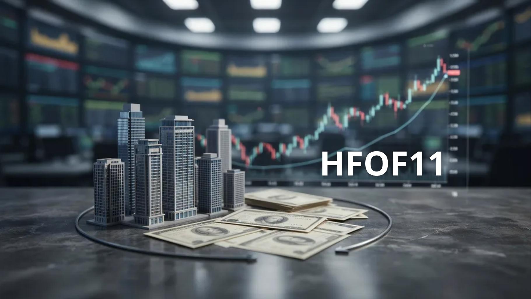 HFOF11 anunciando um novo programa de recompra de até 5% das próprias cotas