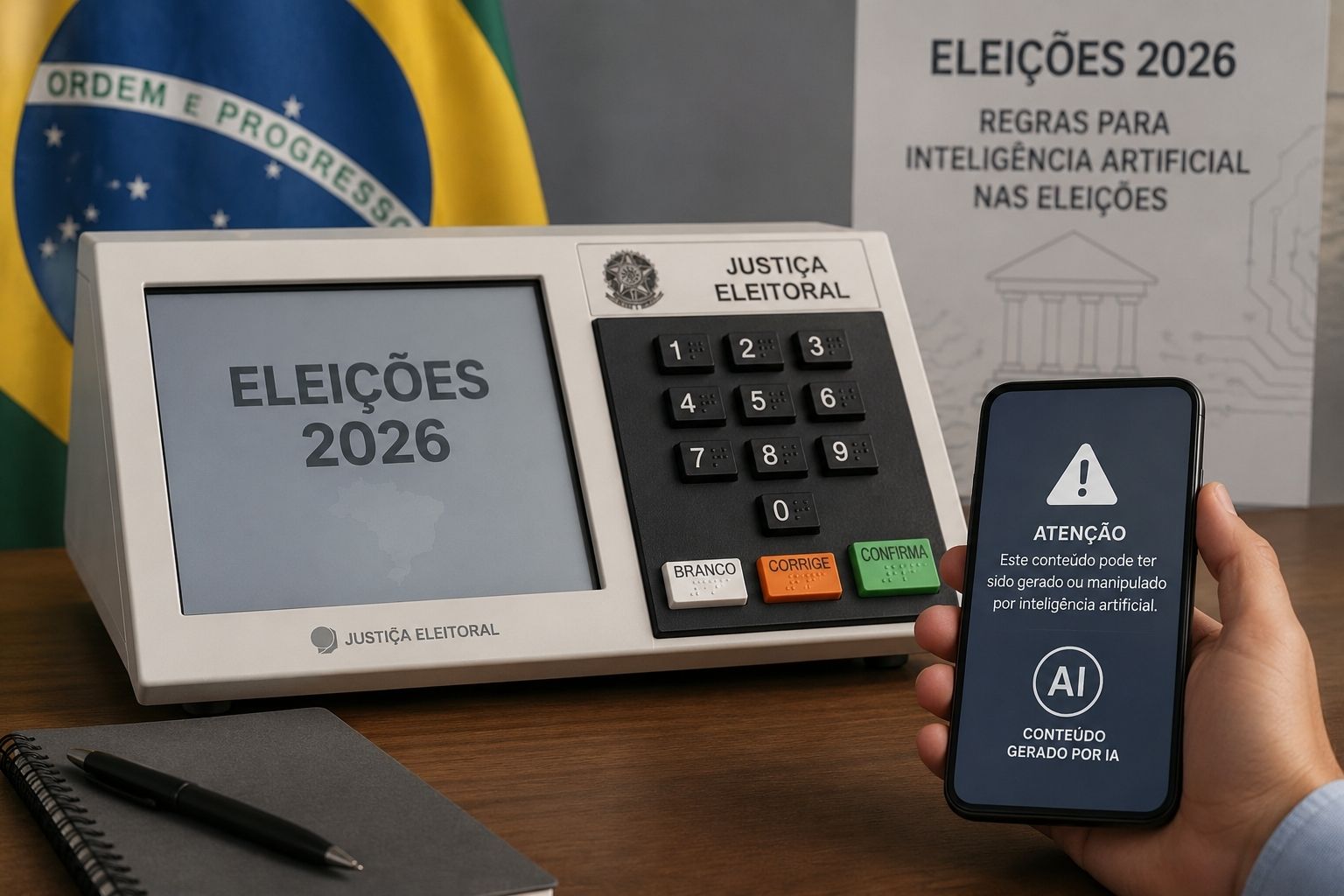 Regras do TSE para uso de inteligência artificial nas eleições de 2026