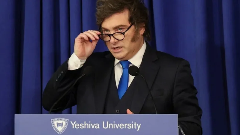 Javier Milei anuncia corte de 90% dos impostos e programa Nuclear