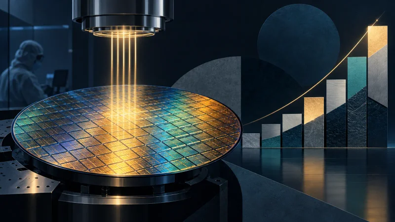 Colagem clean de wafer e litografia de semicondutores