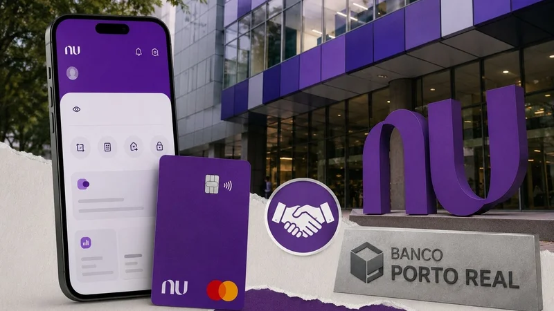 Nubank compra o Banco Porto Real para obter licença bancária no Brasil