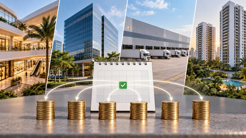 Imóvel comercial e relatório financeiro representam resultado do RBVA11