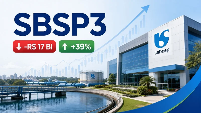 Sabesp (SBSP3) perde R$ 17 bi, mas Itaú BBA vê alta de 39%