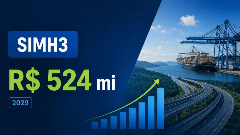 Simpar (SIMH3) projeta Ebitda de R$ 524 milhões para a CS Infra em 2029, considerando apenas o portfólio atual de concessões.