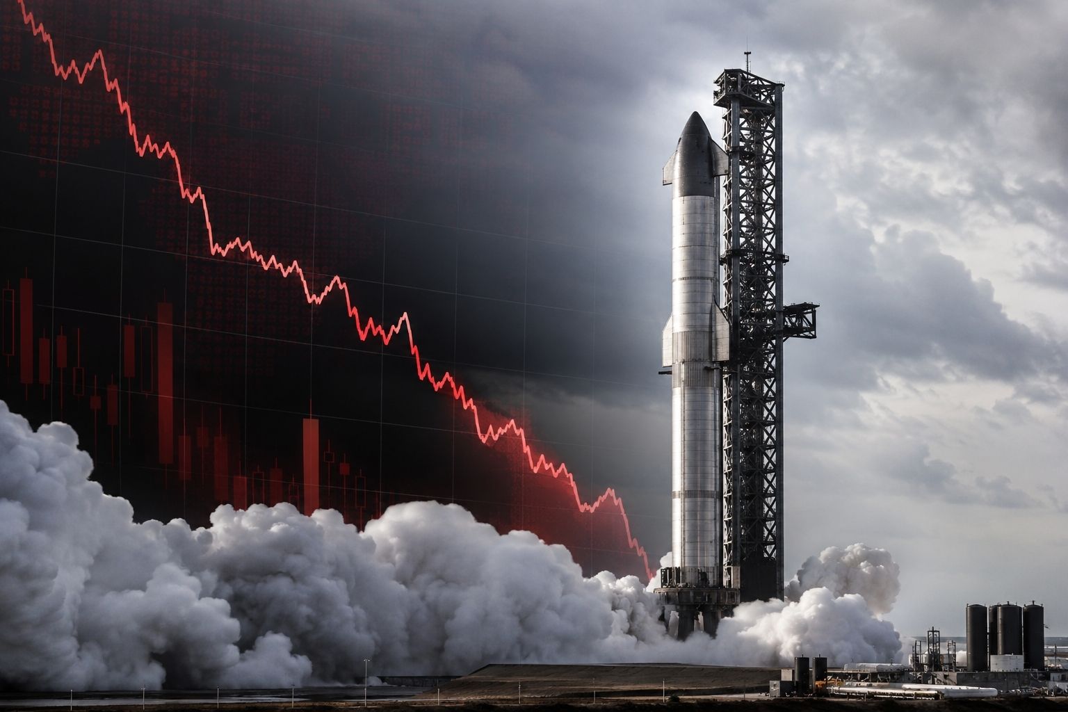 Ações da SpaceX atingem menor valor desde o IPO
