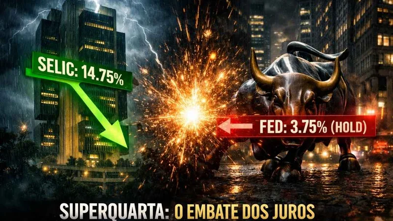 Superquarta: Copom deve cortar Selic para 14,75% sob sombra do Fed